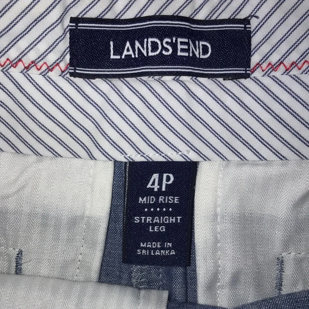 Lands’ End Mid-Rise Straight Leg Ankle - Picture 4 of 10